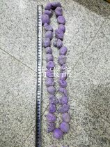 Hongshan culture Ancient jade Western Zhou High ancient jade purple turquoise bracelet pendant Hand beaded Liangzhu Culture necklace rough stone