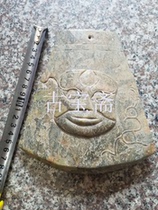 Hongshan culture Antique Ancient jade Laoyu Liangzhu Culture River grinding jade axe Sword law weapon Axe Antique skin