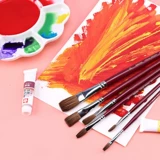 Японская гуашь, мел, художественный комплект, акварель, кисть для создания градиентных переходов, пигментированная щетка, профессиональный акрил, мелки