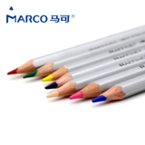 Marco/Horse Water -Современный цветовой карандаш Марк 7120 Water -soluble Clorkful Terminal Single Color Pencil 36 Color Selection