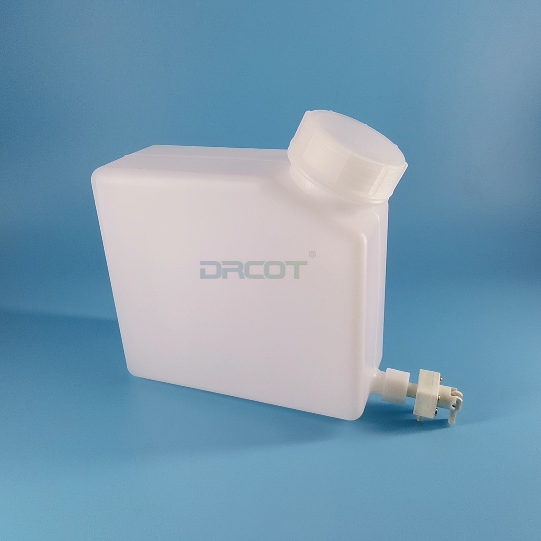 2L ink pot with its own manual valve switch convenient to use ink bucket ink cartridge piezoelectric writing real machine digital printing machine