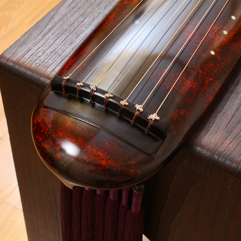 Guqin Pure Handmade Chaos Style Guqin Raw Lacquer Old Cedar Wood Fuxi Midi Play Class Professional Violin