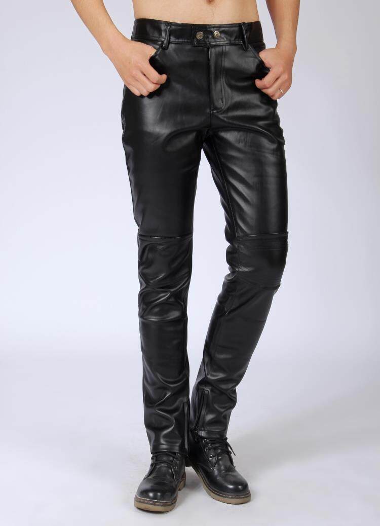 Pantalon cuir homme serré pour hiver - Ref 1480336 Image 9