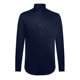 Hongbang Chuangyi plus velvet shirt men's one-piece velvet bamboo fiber warm and comfortable men's business formal dress navy blue shirt work