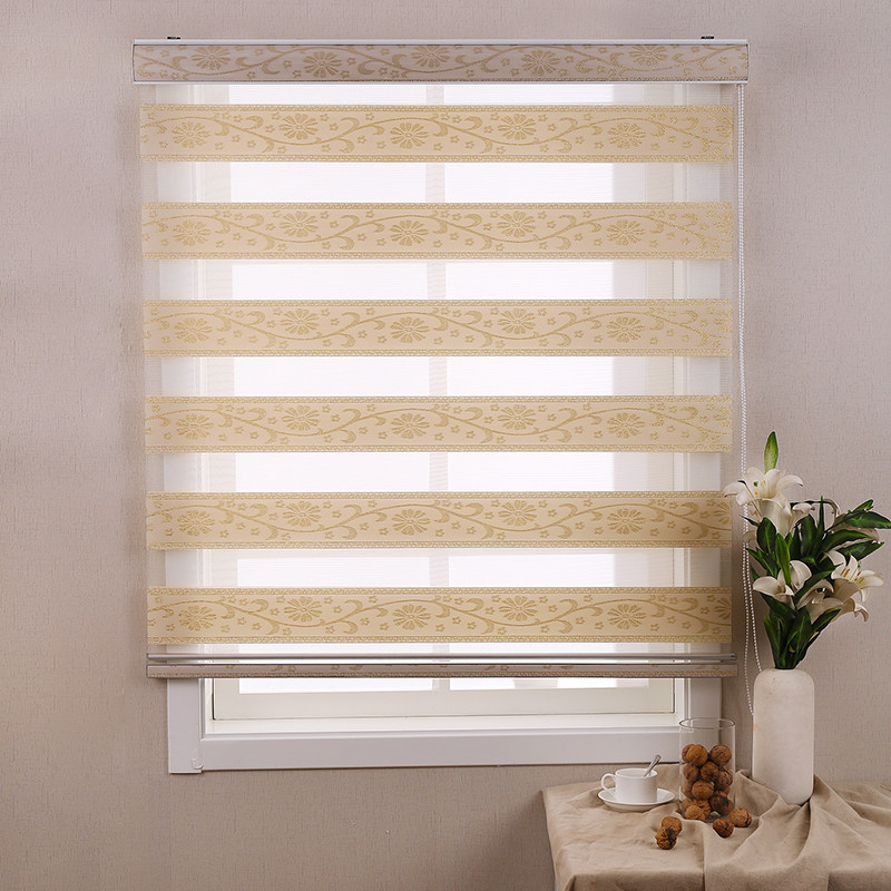 Roller shutter toilet waterproof and free to install kitchen bathroom window shading lifting hand-type shutter curtain-Taobao