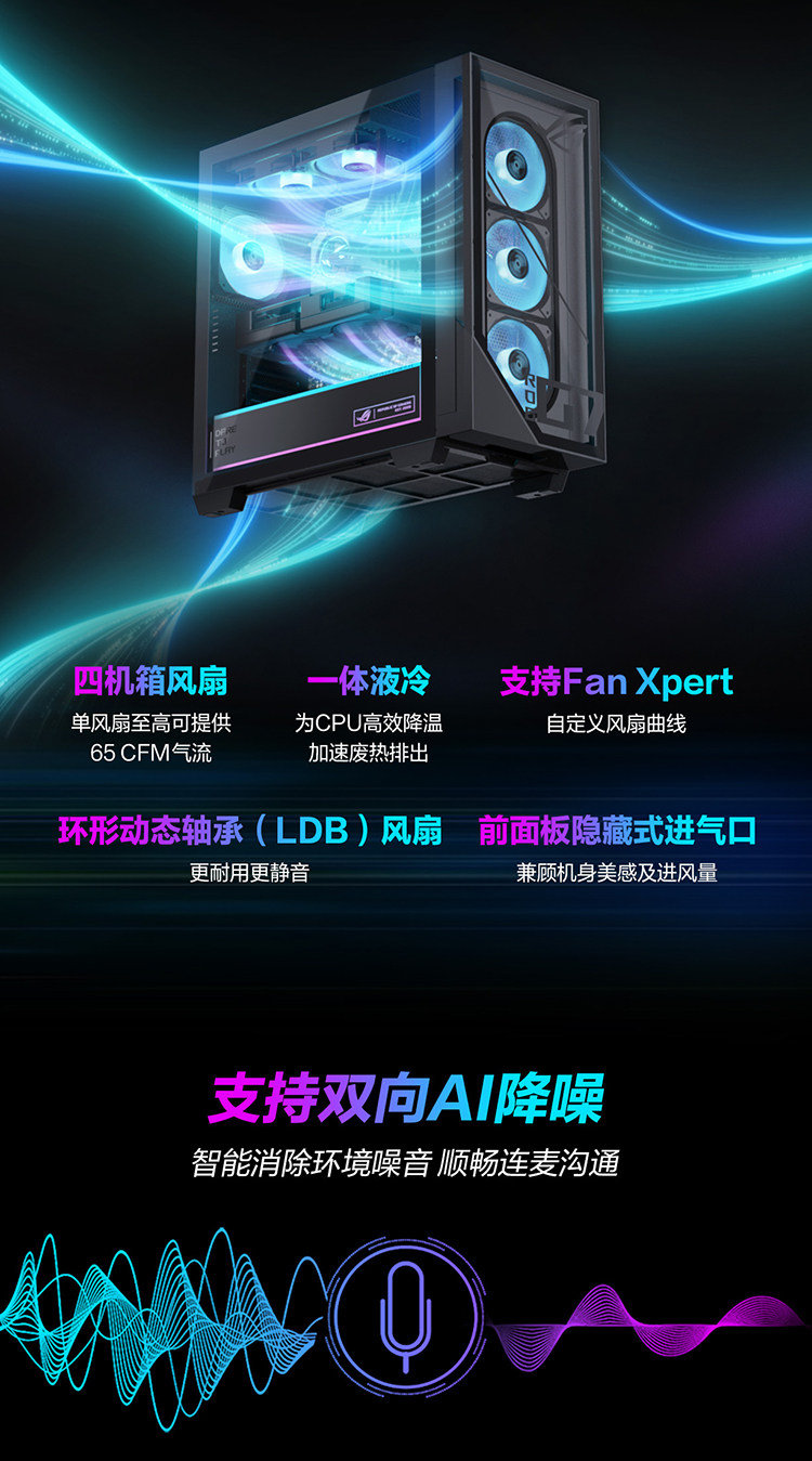 【上海补贴】ROG魔霸9X 锐龙版 水冷台式机5070Ti游戏主机电竞台机插图14