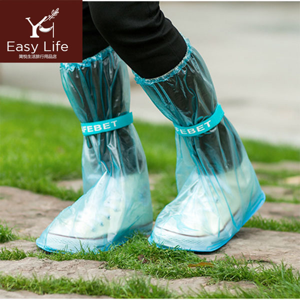 Waterproof Shoe Cover Rain Shoes Cover Rain Shoes Middle Cylinder Children Adult Set Shoes Male female section High cylinder Water shoe cover Rain boot cover