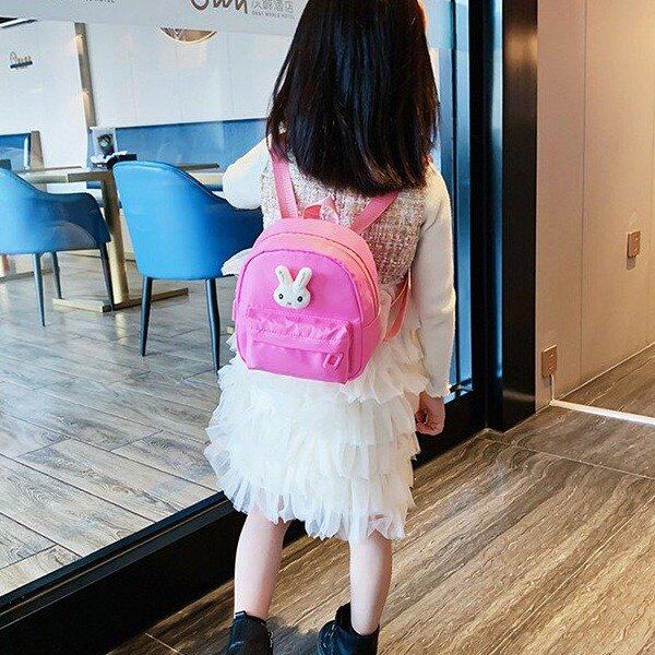 Baby small bag Cute Meng Meng Rabbit baby snack bag Girl Princess fashion Foreign style mini shoulder bag