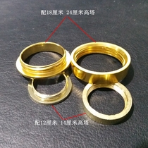 Surprise the whole body Secret Tathagata All Relic pagoda Stupa Copper buckle Metal base Crystal ornaments goods