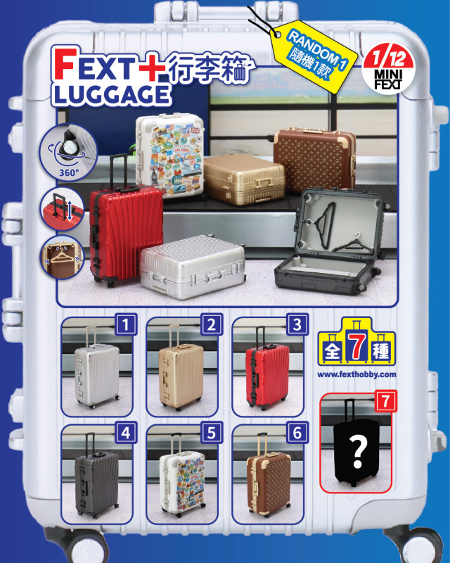 Minifext-Blind Box Series Fext + Suitcase 1/12 Limited Hidden Edition