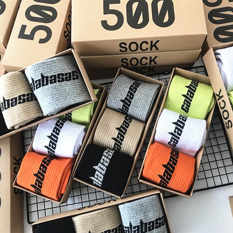 Men's Mid-Calf Yeezy Trendy Socks, Kanye Socks, Summer Women's Socks, Yeezy High-Top Ins Trendy Sports Men's Long Socks