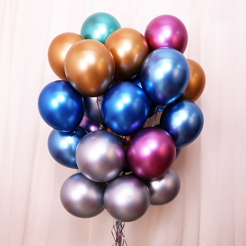 ins net red balloons Mid-Autumn Festival National Day National Day National Day Birthday Party Decoration Creative Scene Metal Color Wedding Wedding Arrangement