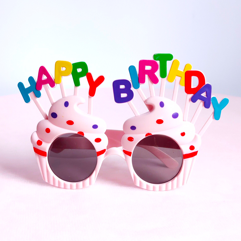 Birthday glasses party funny happy birthday eyes cake modeling photo props children adult funny decoration