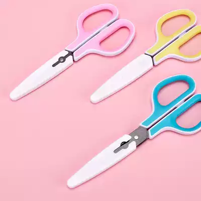 Nanxun Meifeng Japan PLUS Prussian scissors with protective cover titanium non-adhesive hand