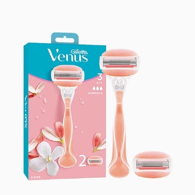 吉列venus维纳斯女刮毛刀1架+2刀头