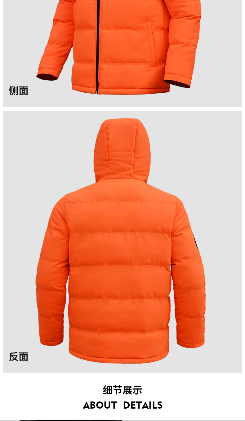 Li Ning cotton phù hợp với mùa đông ngắn nam thể thao ấm áp áo gió màu đen trùm đầu mỏng mỏng cotton áo khoác cotton đích thực áo phao nike chính hãng