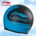 Li Ning Mũ bơi Unisex Mũ bơi Silicone dành cho người lớn In silicone chống thấm nước Bảo vệ tai bơi Mũ bơi Thiết bị bơi - Mũ bơi