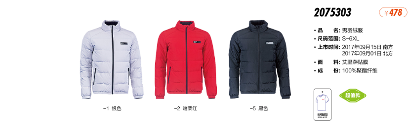 鸟 正品 男装 2017 mùa đông mới đứng cổ áo ấm kín miệng thể thao chống gió xuống áo khoác 2075303 - Thể thao xuống áo khoác áo phao nữ dáng dài 2020