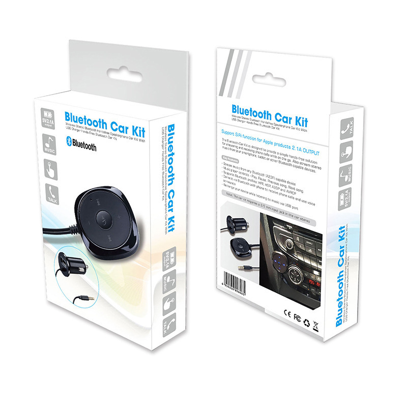 củ phát wifi huawei Loa xe hơi Bluetooth điện thoại rảnh tay âm nhạc xe hơi Máy nghe nhạc MP3 máy thu âm USB - Trình phát TV thông minh