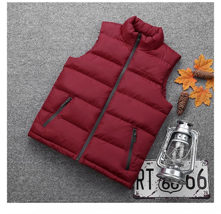 Mùa thu và mùa đông size lớn cho nam xuống vest cotton cộng với phân bón để tăng vest vai vest vest nam thanh lịch áo ba lỗ tập gym nam