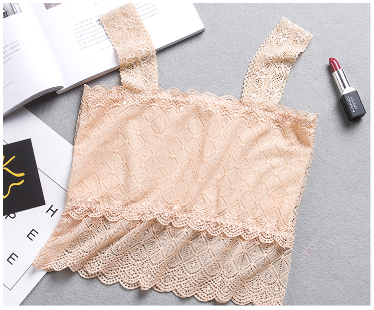 Áo vest nữ ống hàng đầu đồ lót chống ánh sáng tụ tập tụ tập dưới ngực bên trong Hoa Kỳ trở lại áo khoác nữ mùa hè áo ngực su