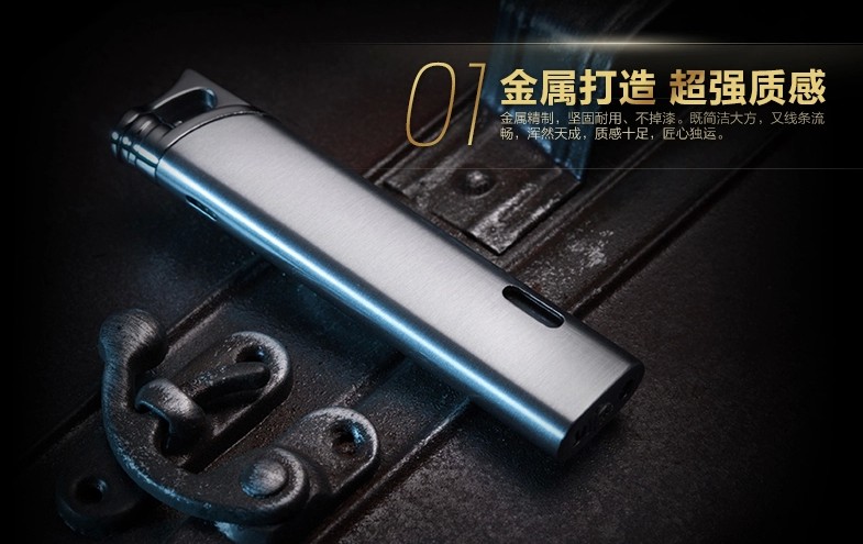 2018 cá tính sáng tạo mới gió nhẹ trực quan nhẹ hơn bơm hơi nam và nữ kim loại chữ khí các loại bật lửa