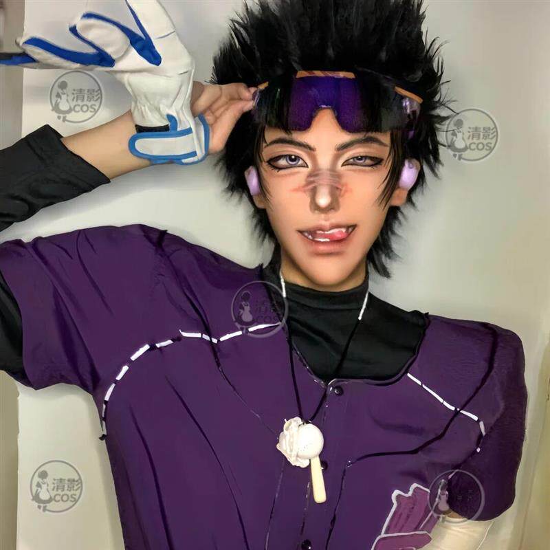 击球手电竞cos服第五BLK甘吉 古普塔运动系棒球漫展装备_Cosplay男装_淘宝游戏网