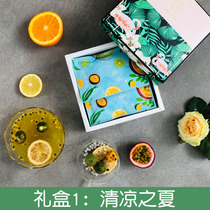 2 boxes of gift box clothing online red drinks pure water fruit tea honey freeze-dried lemon gold orange thyme tea dry pregnant woman