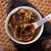 Nourishing stew of 4-6-person ink-fish medlar red date peanut Guangdong Guangdong-style hot soup ladle womens blood qi