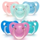 2017 mới Sauvigny Qixing star series núm vú giả cho trẻ sơ sinh 0-6-18 tháng ngón tay cái - Các mục tương đối Pacifier / Pacificer