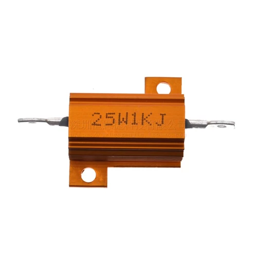 RX24 Золотая алюминиевая оболочка металлическая оболочка высокая охлаждающая сопротивление 10 Вт 25 Вт 50 Вт 150 Вт 200 Вт