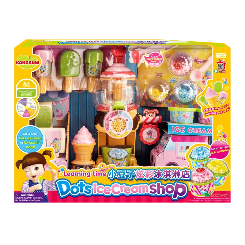Korean Kong Xiaoni and Her Friends Xiaodouzi Colorful Ice Cream Shop Pretend Play Toys for Girls 3 Years Old Ice Cream Korean Kong Xiaoni and Her Friends Xiaodouzi Colorful Ice Cream Shop Pretend Play Toys for Girls 3 Years Old Ice Cream