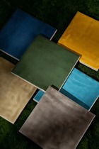 Simple square corrugated handmade brick bakery shop hot pot restaurant background wall bathroom wall tiles 120*120