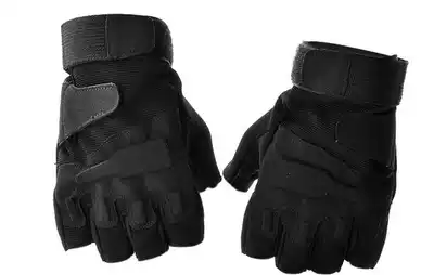 Black Hawk tactical gloves special gloves outdoor military fans non-slip Casual Male half finger special combat anti-cutting