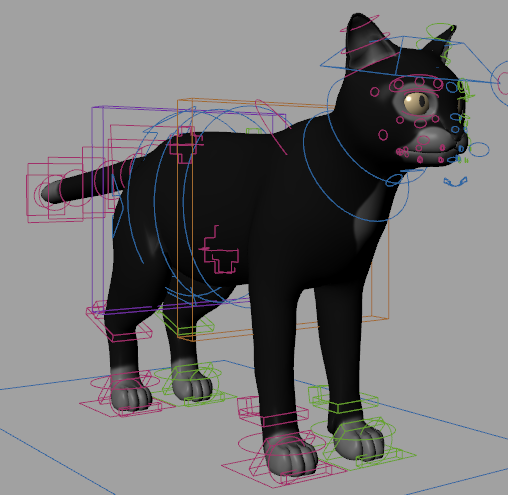 A very complex maya black cat cat cat cat cat mega-type material belt controller bound to a very complex expression