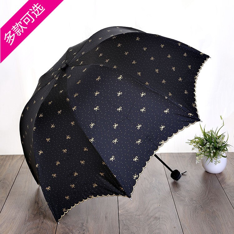 Vinyl Super Sun Protection Uv Protection Parasol Sun Umbrella Women's Arched Umbrella Rain or Shine Umbrella Korean Mushroom Umbrella Dual-Use