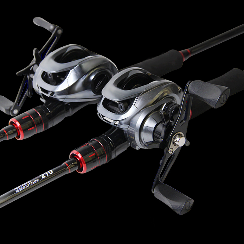 New lure rod full set water drop wheel novice carbon fishing rod long-range throwing rod anti-explosion line sea rod fishing