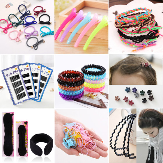 Korean hair circles tie hair with rubber band hair rope head jewelry hairpot hairpin hair bangs hair bangs hair clip