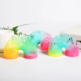 Пластиковый Слинки, башенка, колечки, телескопическая интеллектуальная игрушка, эластичное кольцо