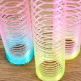 Пластиковый Слинки, башенка, колечки, телескопическая интеллектуальная игрушка, эластичное кольцо