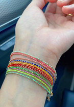 France Redline this year 18K gold handrope men and women lucky 11 colors small red rope to drill red rope red rope