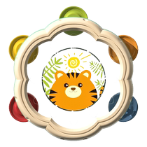 Baby toy tambourine for 6 months and above hand clap drum baby early education puzzle 0 to 1 year old clap drum for children 8-9