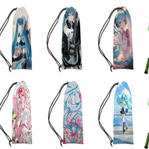 D Hatsune Miku Japanese two-dimensional comic new printed sports girdle portable one-shoulder badminton racket bag