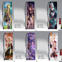 Genshin Impact character anime drawstring one-shoulder closure portable large-capacity two-dimensional high-definition printed badminton racket bag