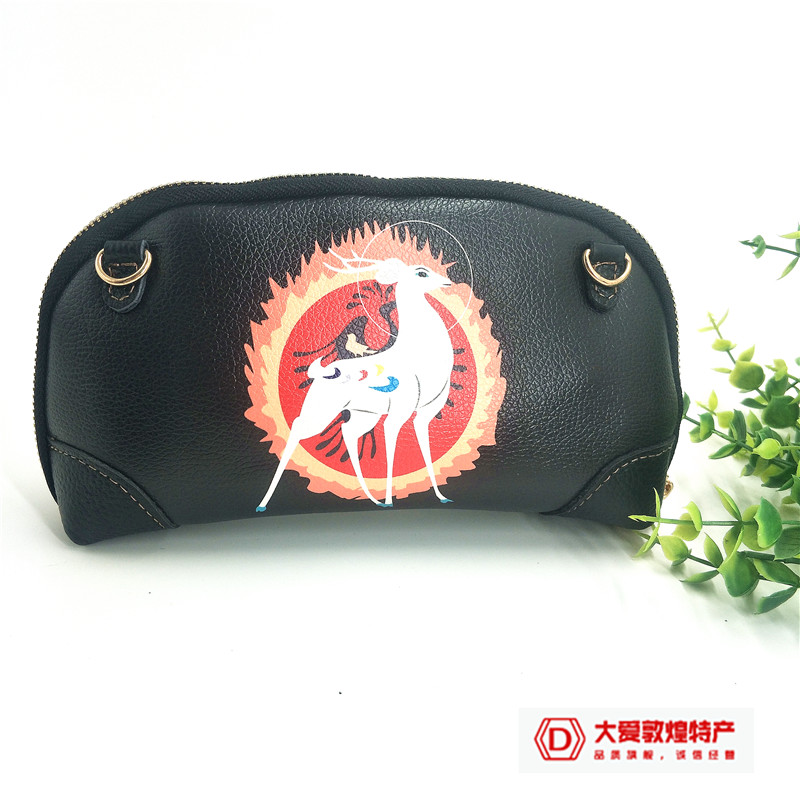 Dunhuang frescoed hands with bag wallet Mogao Grottoes Algae Well Fly Day Women's Bags Wendy Tourist Souvenirs Retro Wind