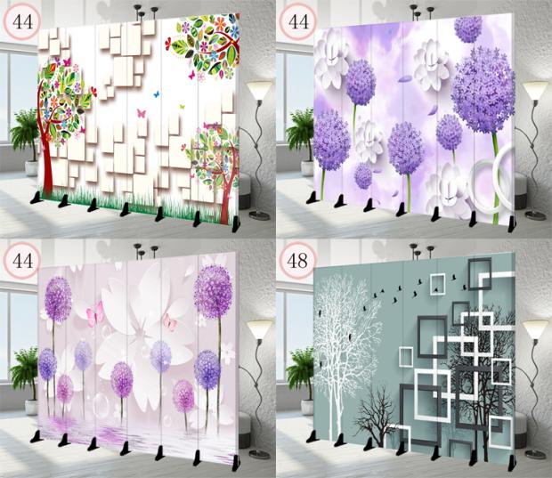 Đơn giản và thời trang hiện đại vải trượt cửa xếp màn hình phân vùng phòng ngủ văn phòng phòng khách tường di chuyển màn hình gấp - Màn hình / Cửa sổ vách ngăn lam gỗ