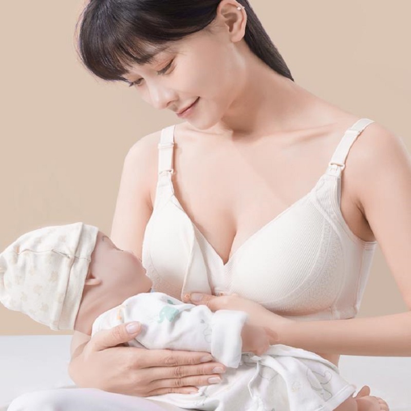 十月结晶哺乳文胸孕产妇内衣聚拢蕾丝胸罩怀孕期专用产后喂奶文胸