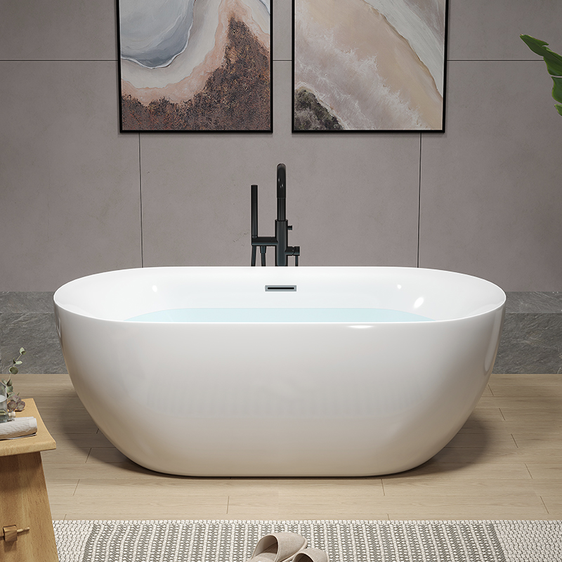 New Pint Bathtub Home Seamless Integrated Acrylic Independent adult hotel folk Cemini-style tub-Taobao