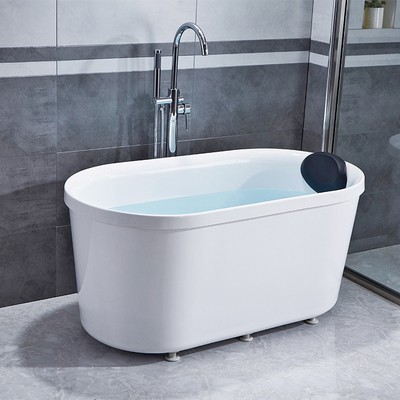 Free installation bathtub Home small apartment type elderly movable independent mini acrylic homestay adult bidet