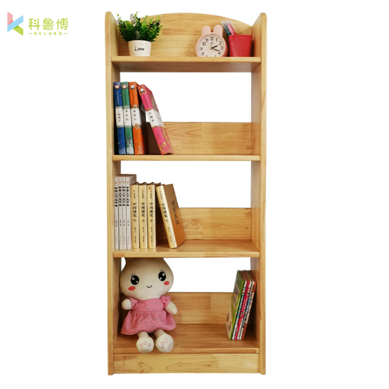 Landing Bookcase Bookcase Simple Children Composition Multilayer Students Solid Wood Board Eco-friendly Placement Containing Bookcase Desk Bookcase